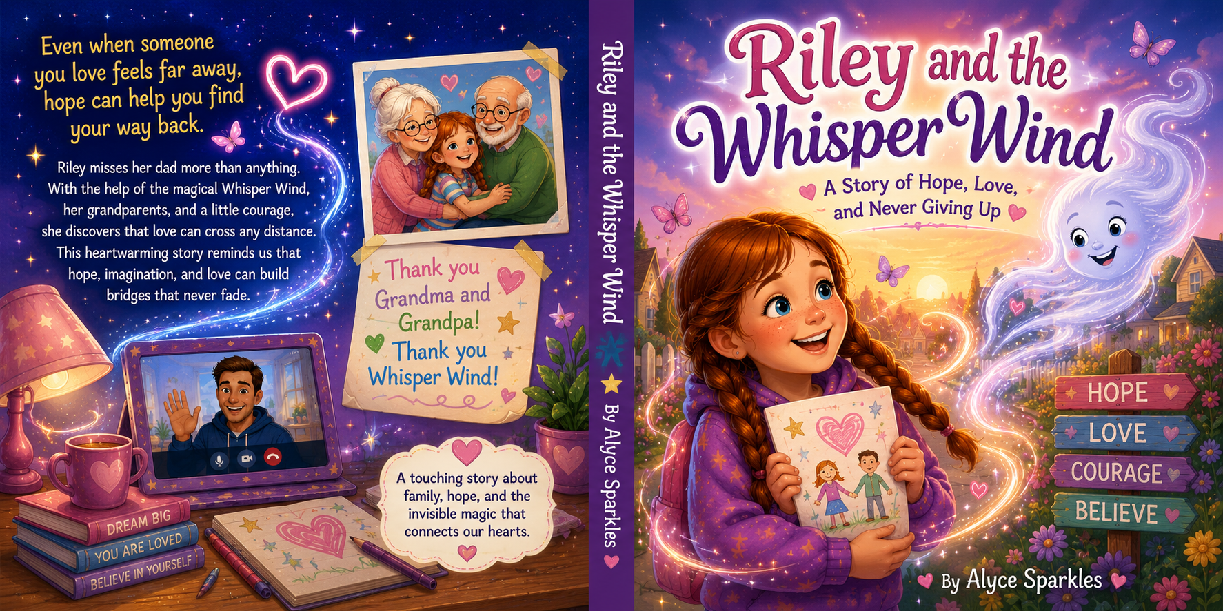 Riley and the Whisper Wind front cover by Alyce Sparkles
